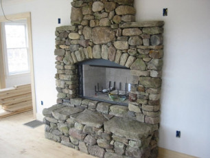 Natural Stone Masonry Fireplace built by Stonemasons Tmcstoneworks based in Strabane County Tyrone Northern Ireland  (1)