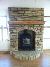 Natural Stone Masonry Fireplace built by Stonemasons Tmcstoneworks based in Strabane County Tyrone Northern Ireland  (3)