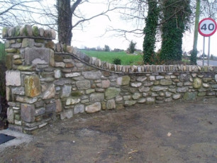 Natural Stone Masonry Walls & Pillars built by Stonemasons Tmcstoneworks based in Strabane County Tyrone Northern Ireland (1)