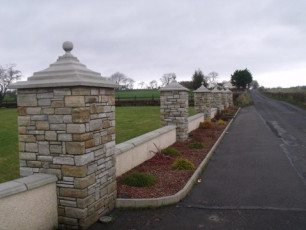Natural Stone Masonry Walls & Pillars built by Stonemasons Tmcstoneworks based in Strabane County Tyrone Northern Ireland (18)
